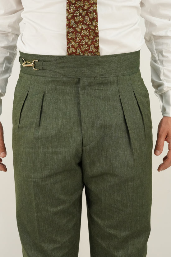 Gurkha royal fiammato verde con gancio oro