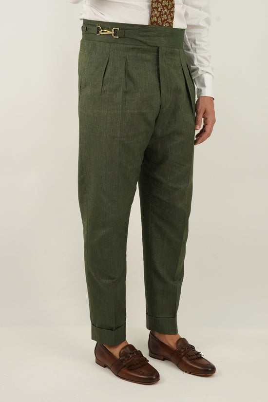 Gurkha royal fiammato verde con gancio oro