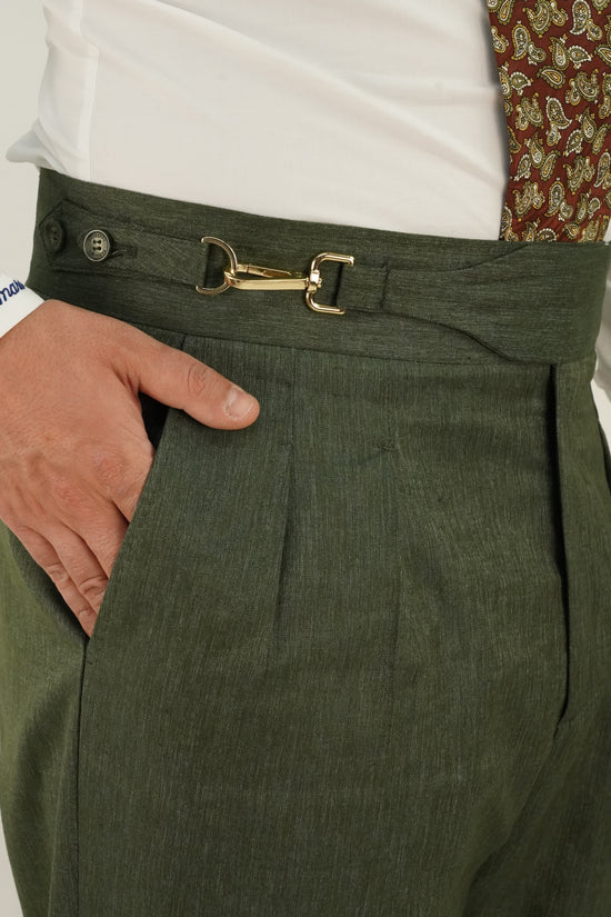 Gurkha royal fiammato verde con gancio oro