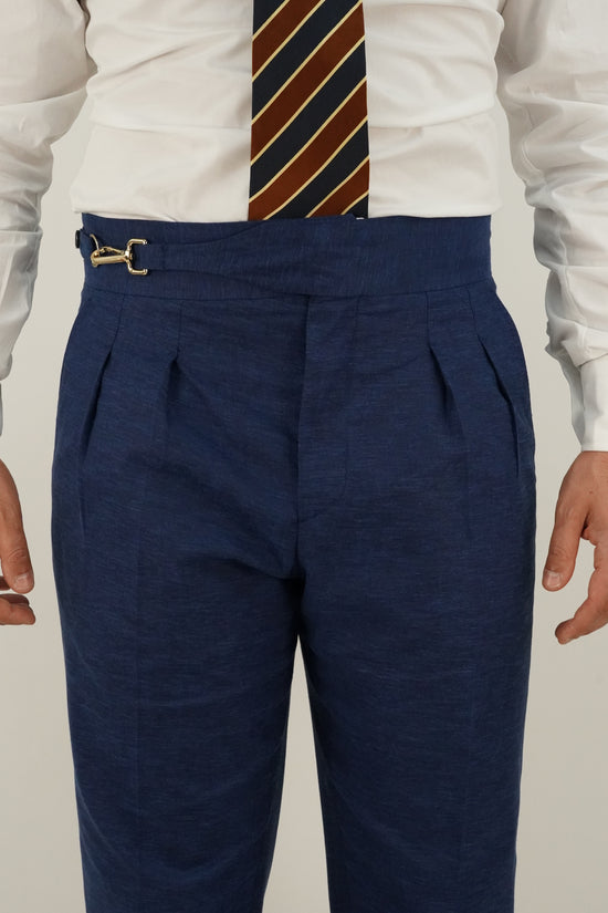 Gurkha royal fiammato blu oltremare con gancio oro