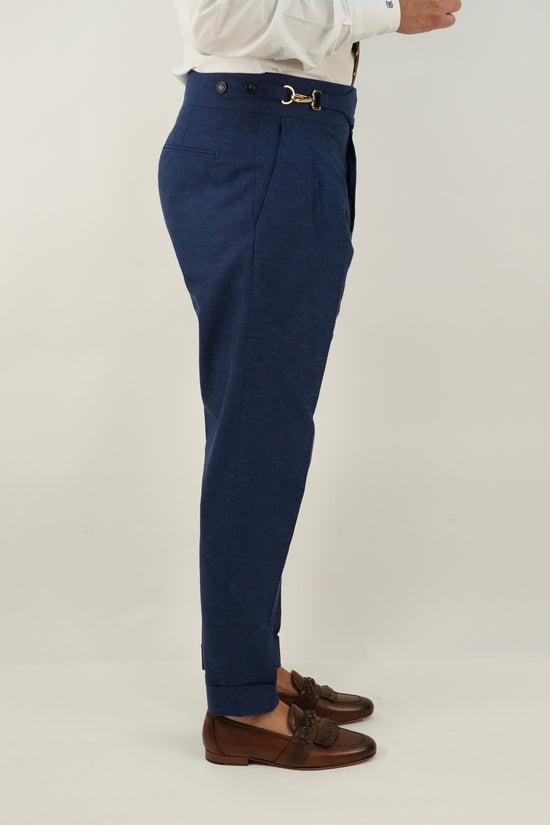 Gurkha royal fiammato blu oltremare con gancio oro