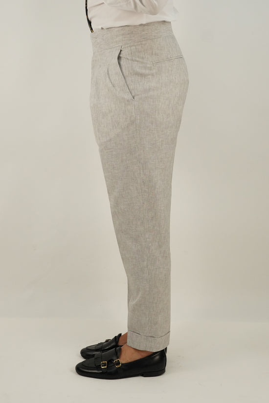 Gurkha royal fiammato grigio perla con gancio oro