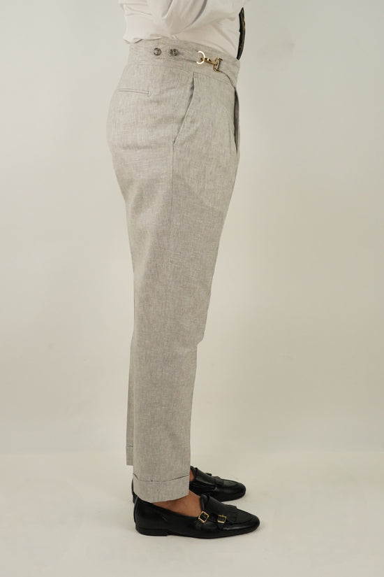 Gurkha royal fiammato grigio perla con gancio oro