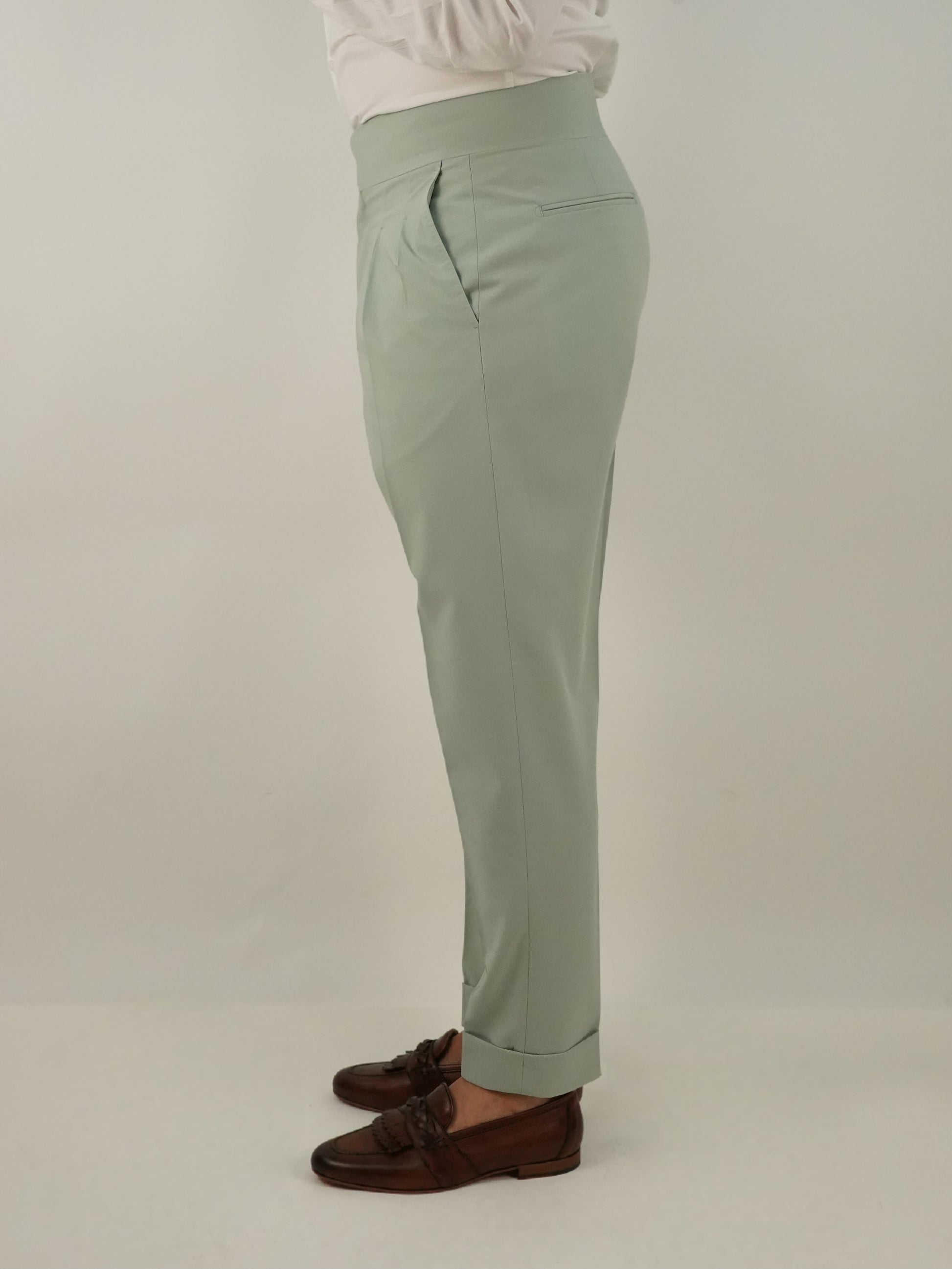 Gurkha royal verde acqua con gancio oro