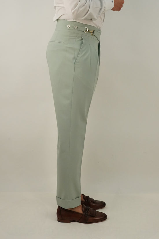 Gurkha royal verde acqua con gancio oro