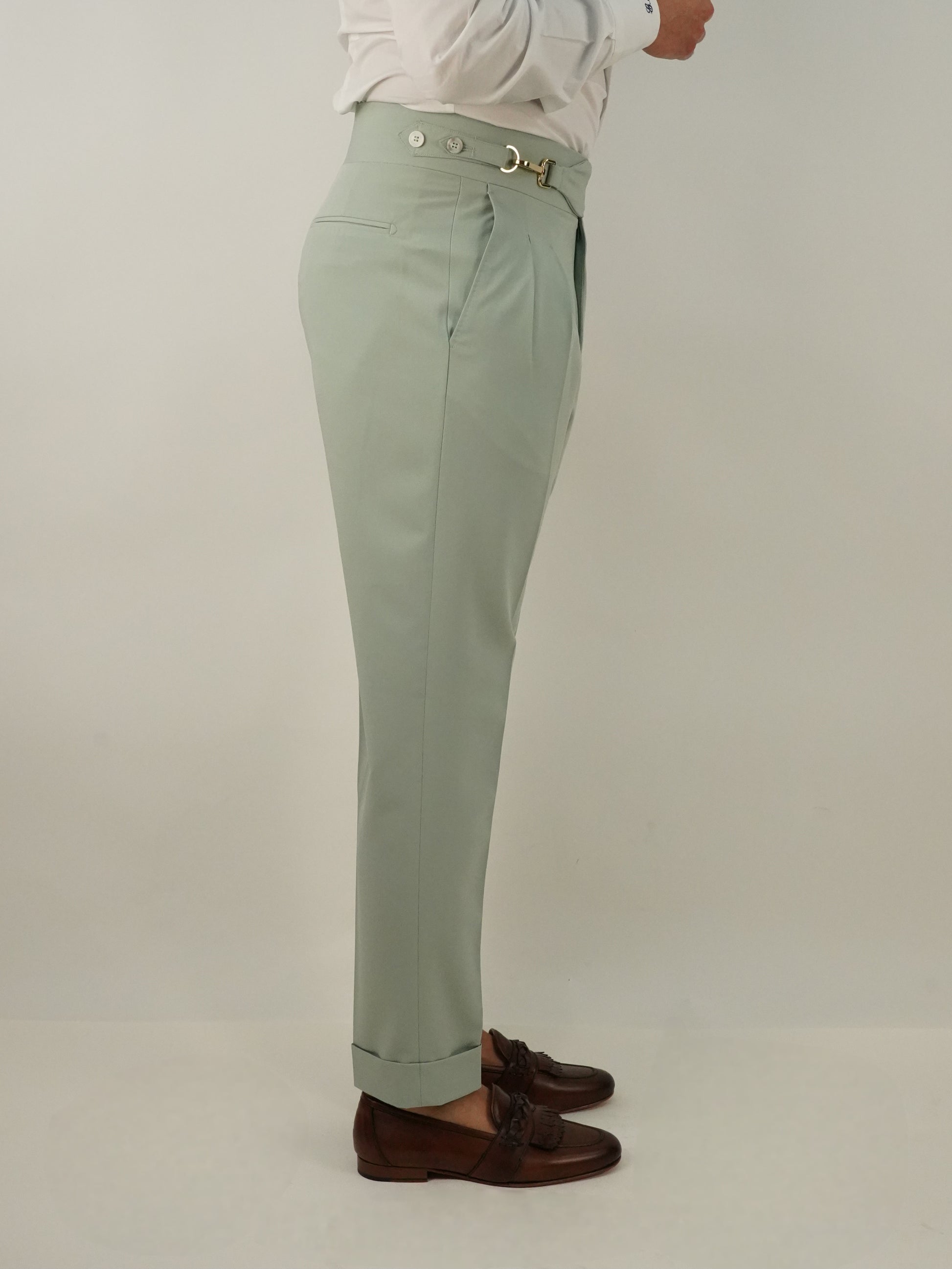 Gurkha royal verde acqua con gancio oro