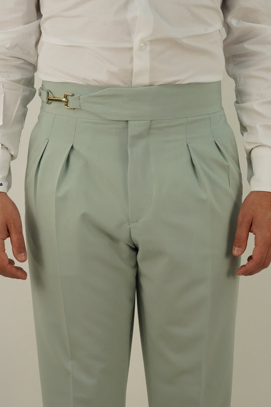 Gurkha royal verde acqua con gancio oro