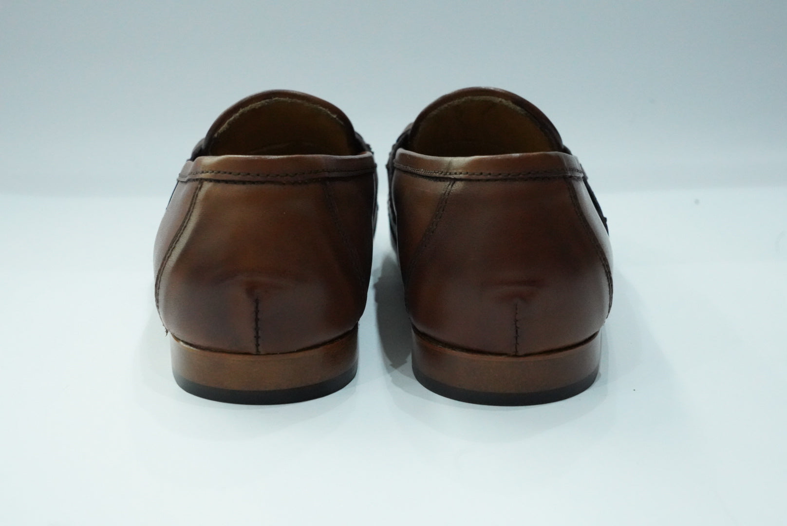 Mocassini treccia cuoio