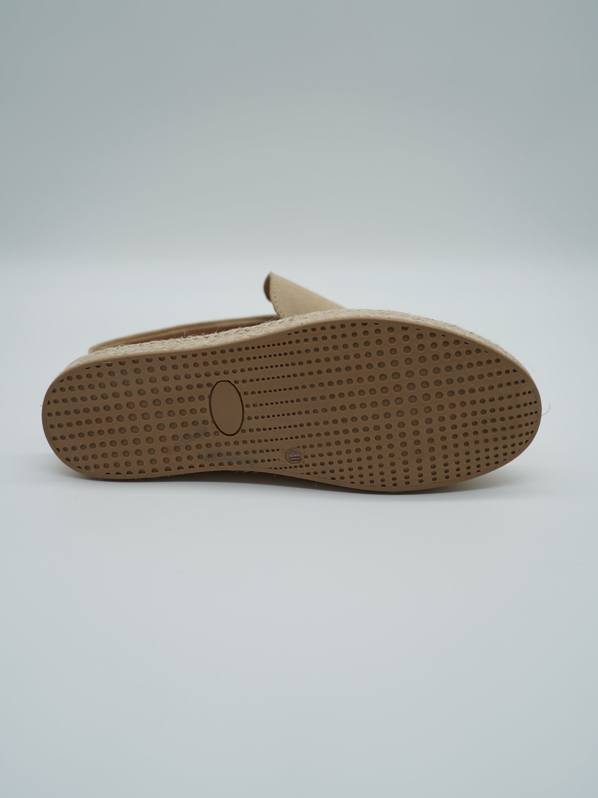Sabot in pelle scamosciata beige