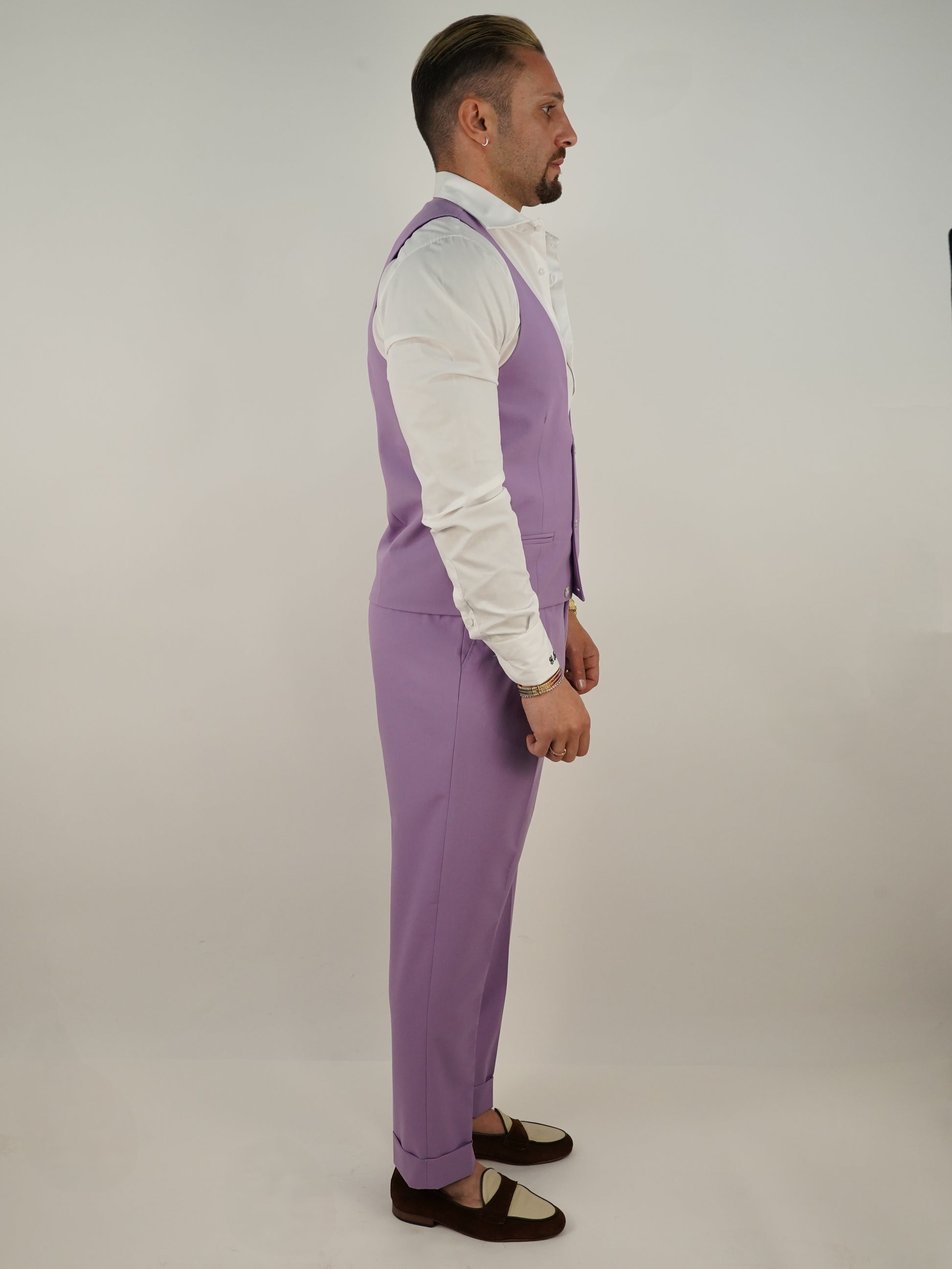 Panciotto Doppiopetto 6 bottoni lilla