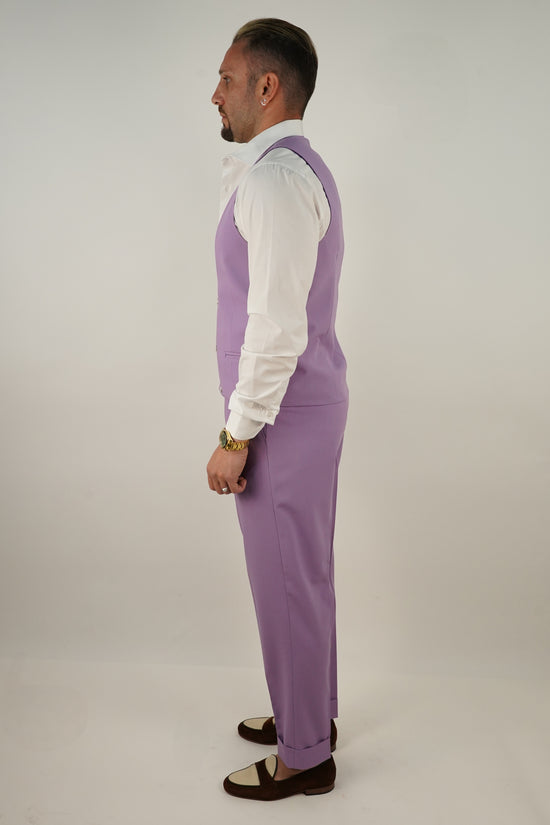 Panciotto Doppiopetto 6 bottoni lilla