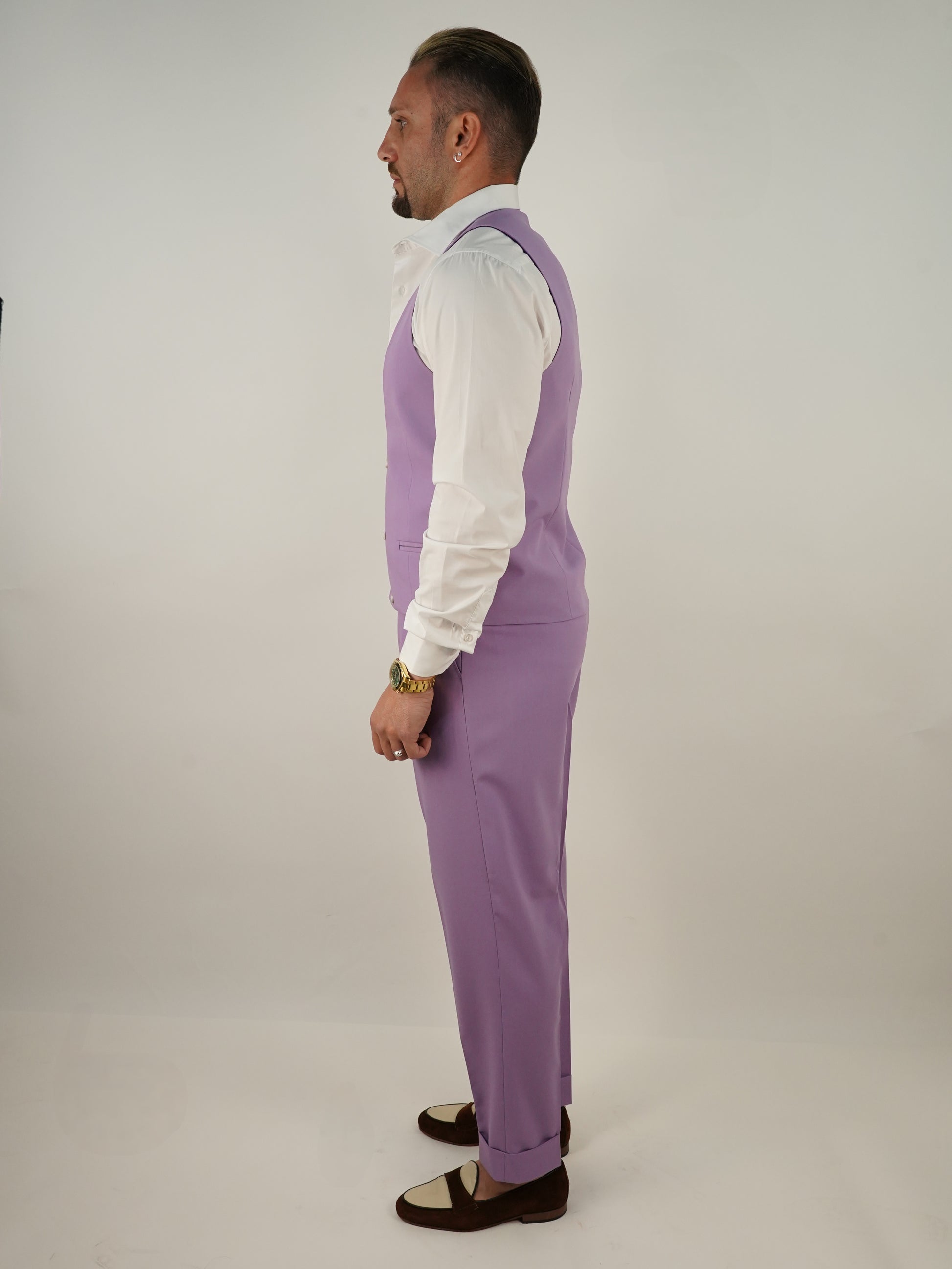 Panciotto Doppiopetto 6 bottoni lilla