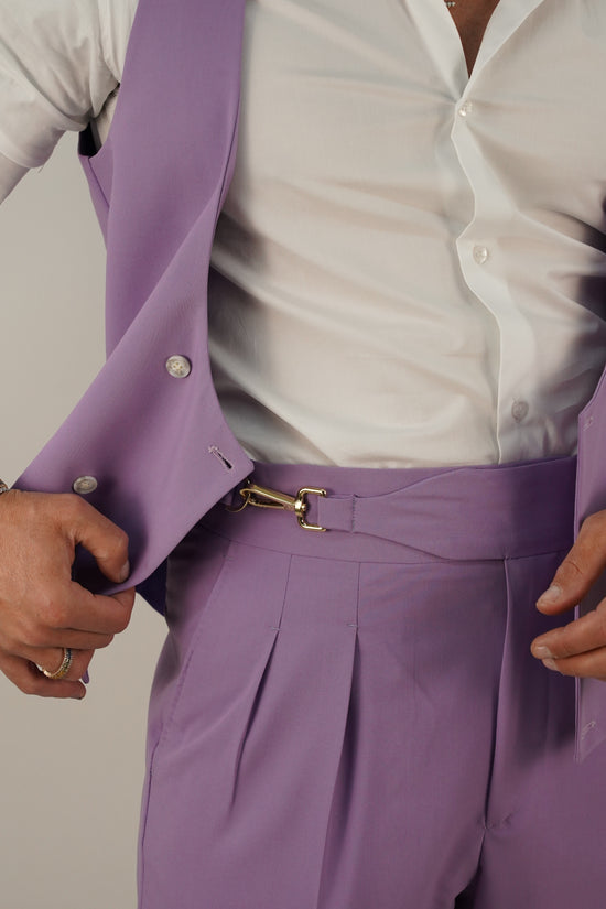 Panciotto Doppiopetto 6 bottoni lilla