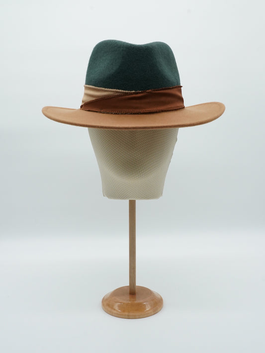 Cappello Texas Alce/Verde in feltro