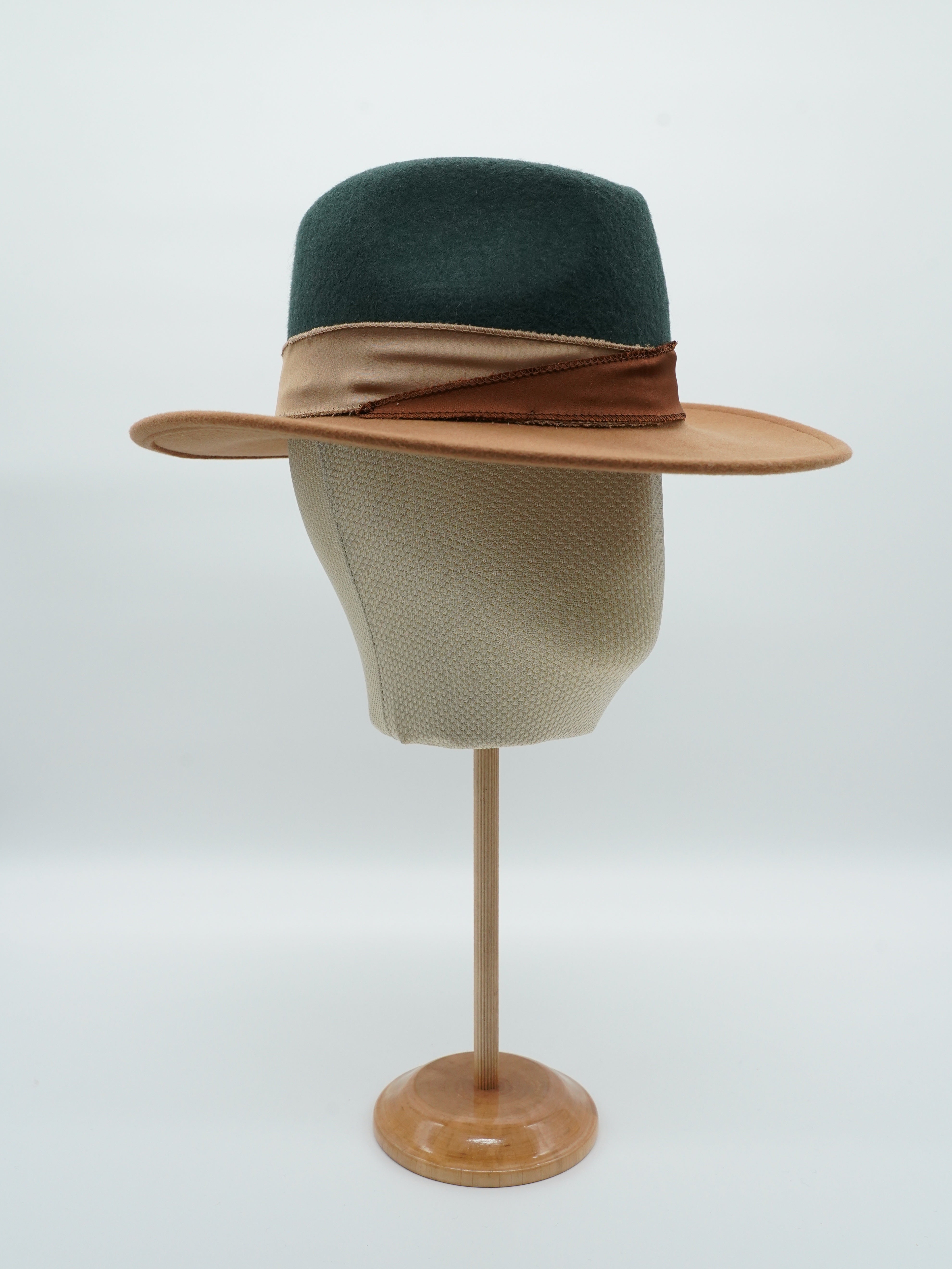 Cappello Texas Alce/Verde in feltro