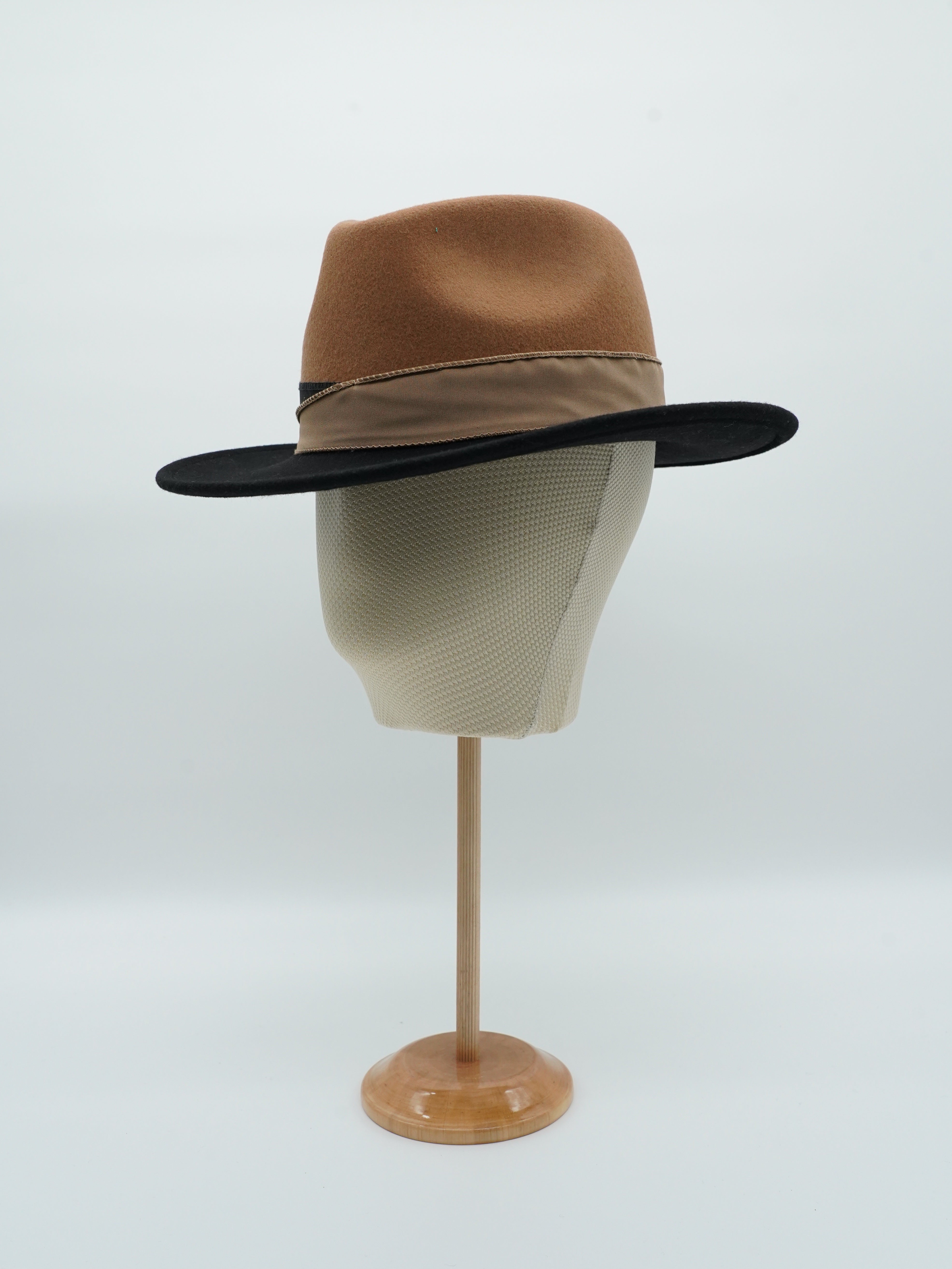 Cappello Texas Nero/Alce in feltro