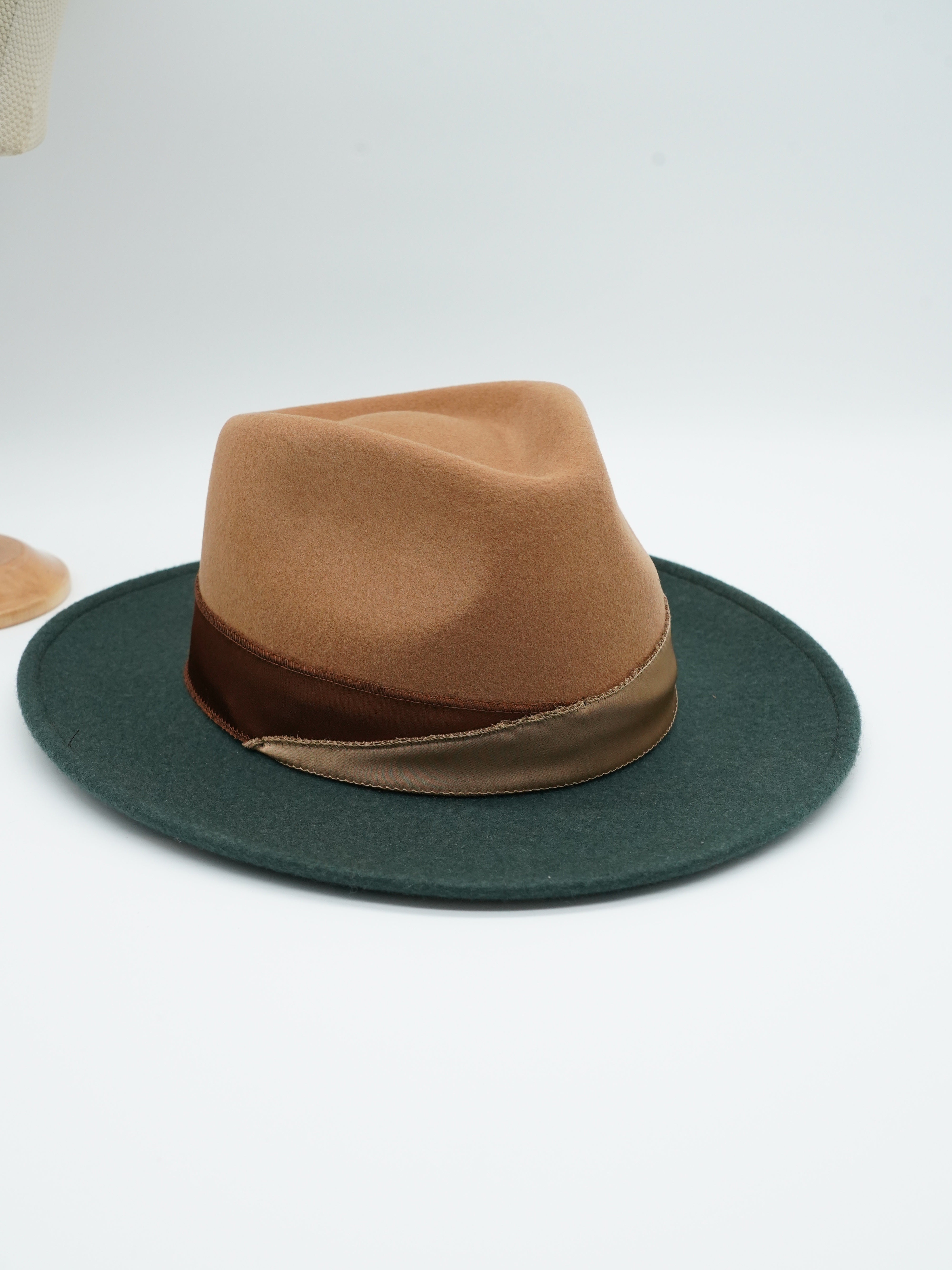 Cappello Texas Verde/Alce in feltro