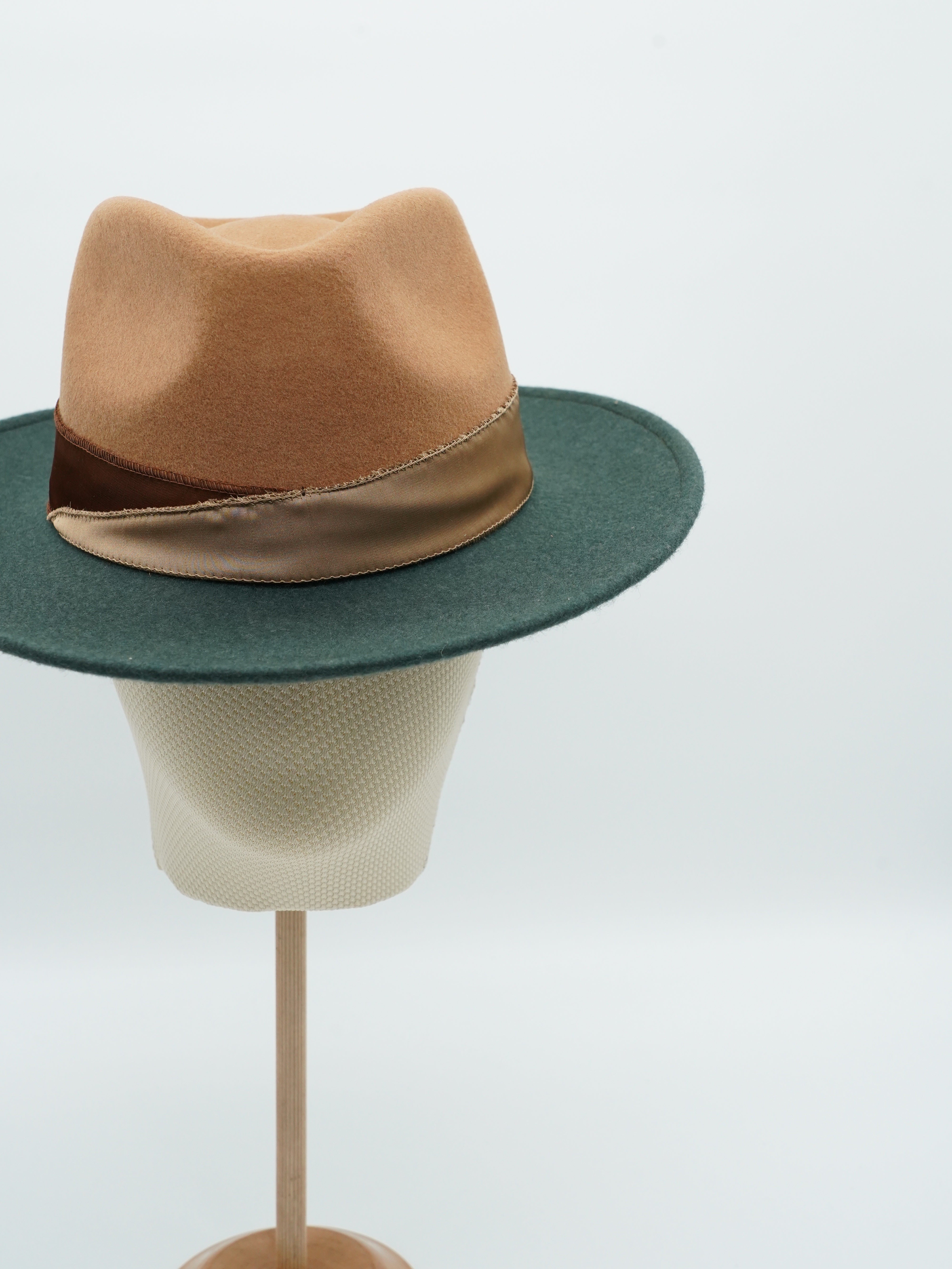 Cappello Texas Verde/Alce in feltro