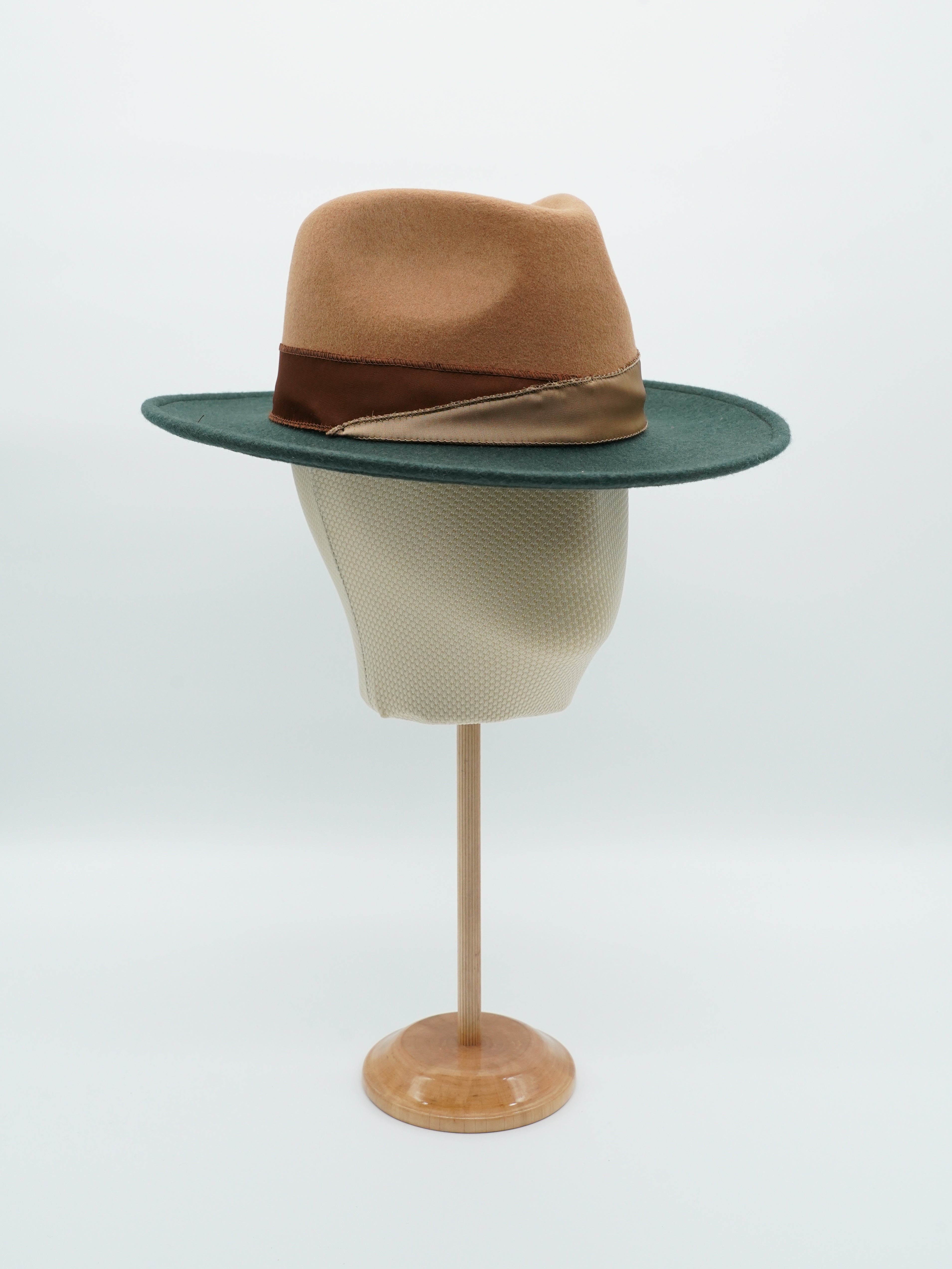 Cappello Texas Verde/Alce in feltro