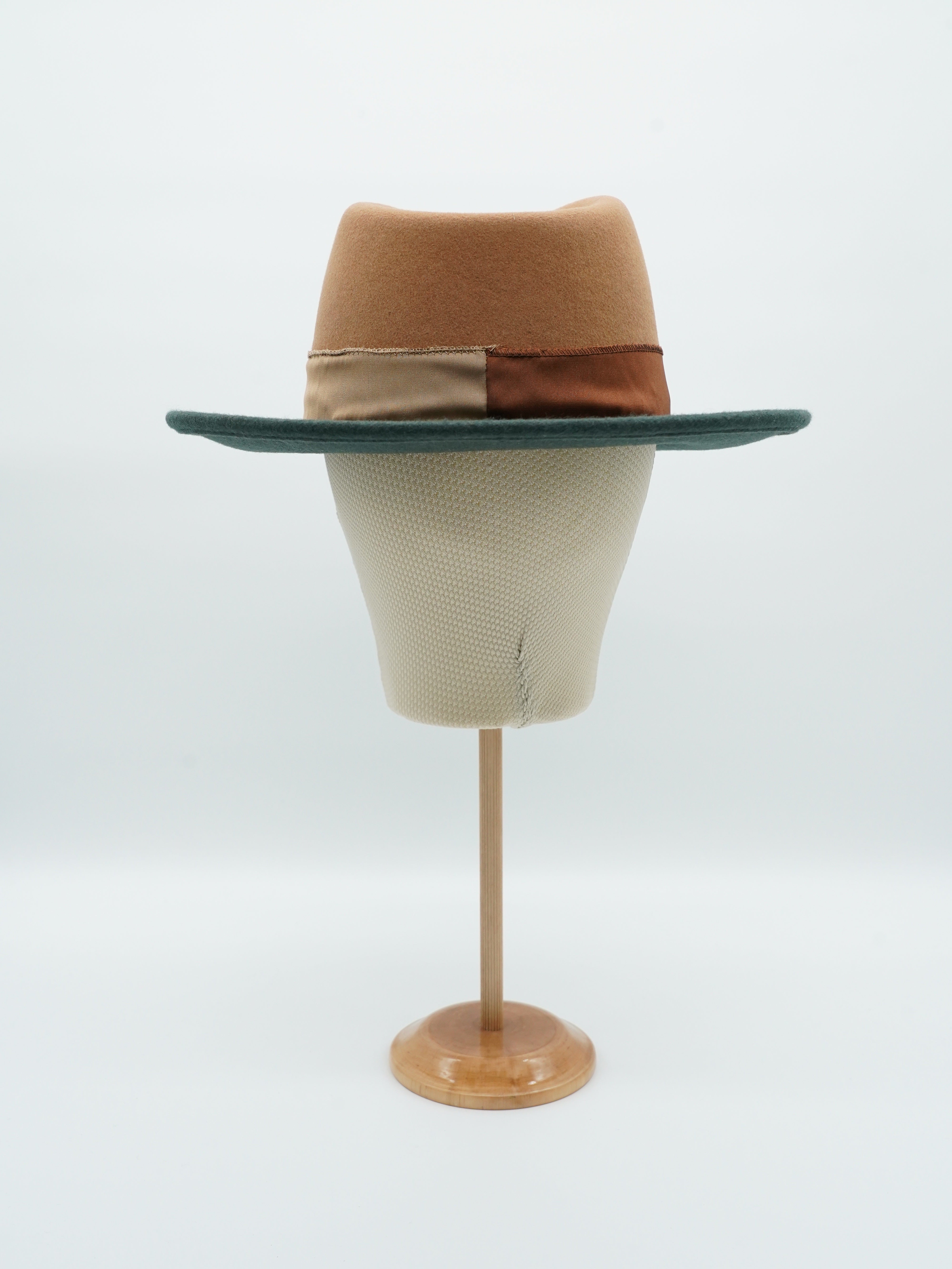 Cappello Texas Verde/Alce in feltro