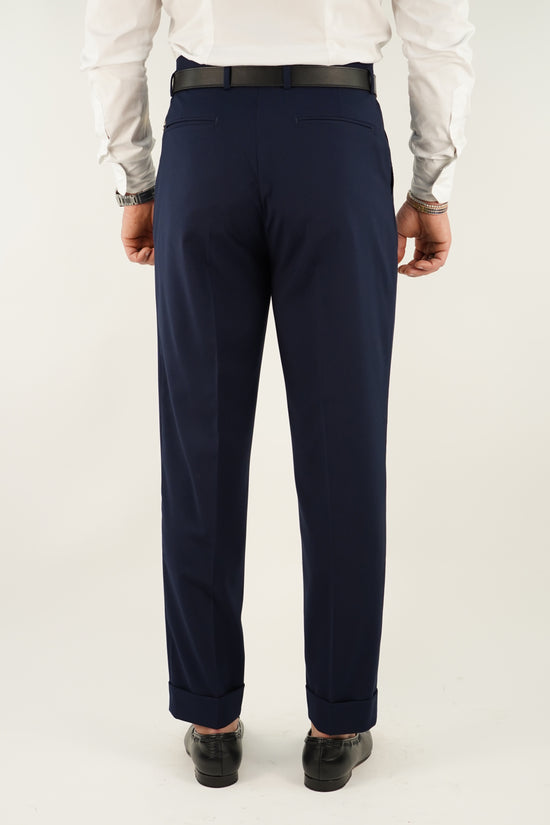 Gurkha blu oltremare con passanti