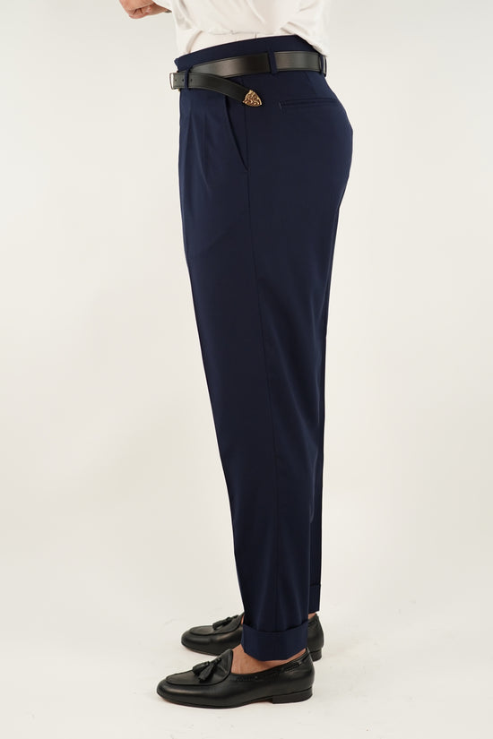 Gurkha blu oltremare con passanti