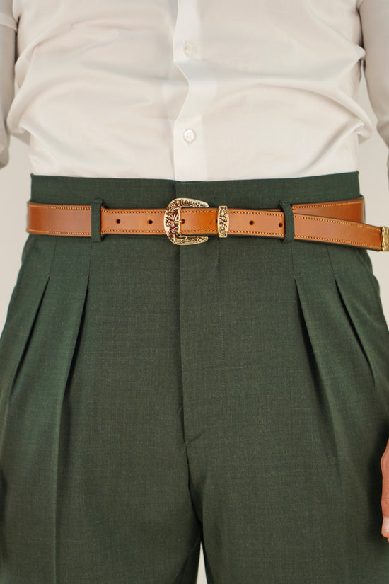 Gurkha verde malachite con passanti