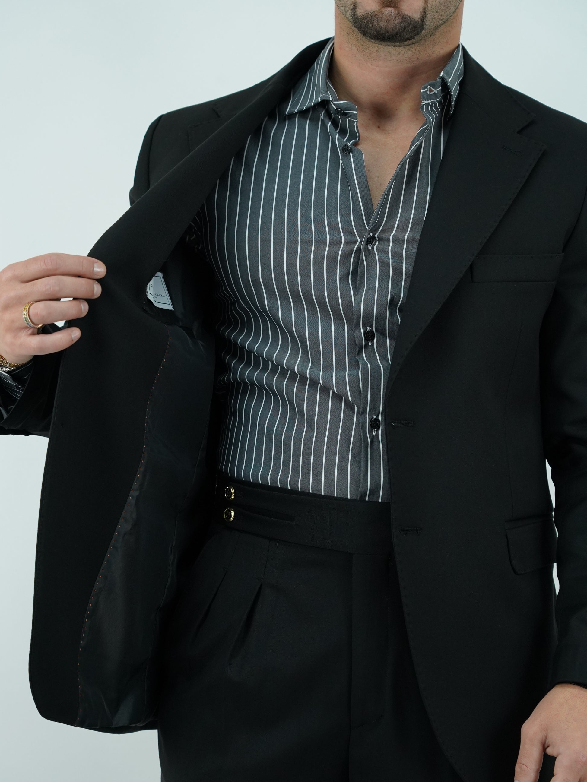 Giacca harmonious petto napoli nera