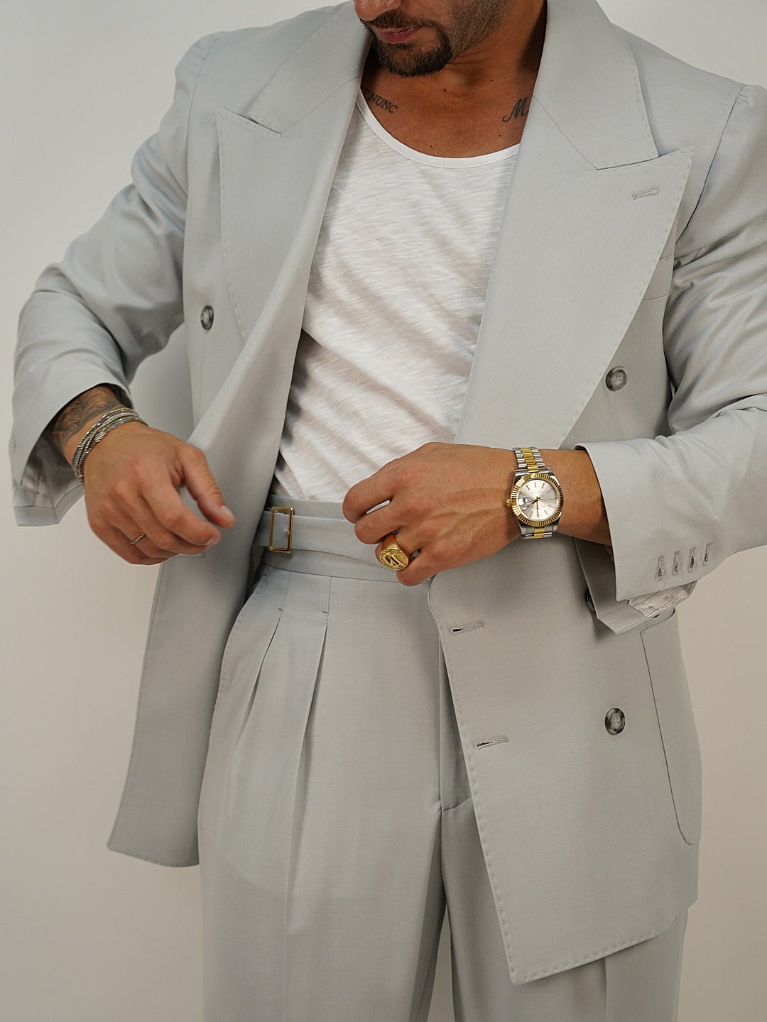 Abito Extensive Doppiopetto Perla