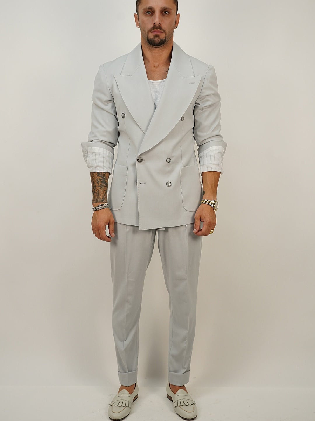 Abito Extensive Doppiopetto Perla