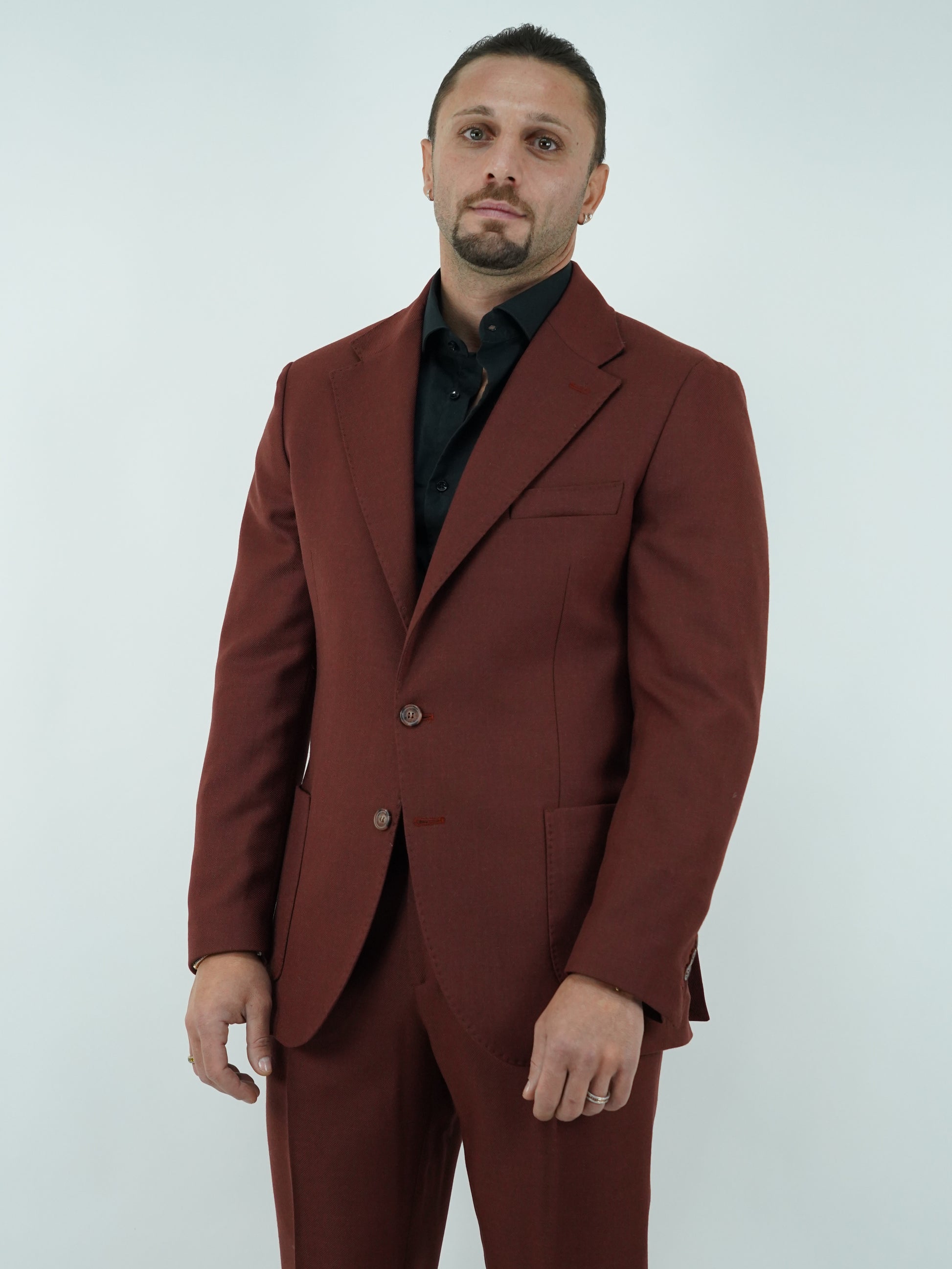 Giacca harmonious petto napoli mattone