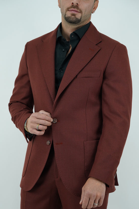 Giacca harmonious petto napoli mattone