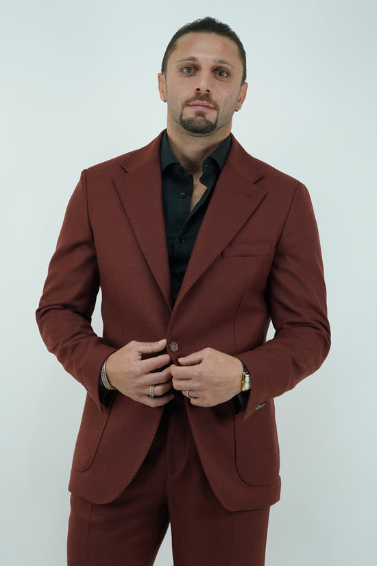 Giacca harmonious petto napoli mattone