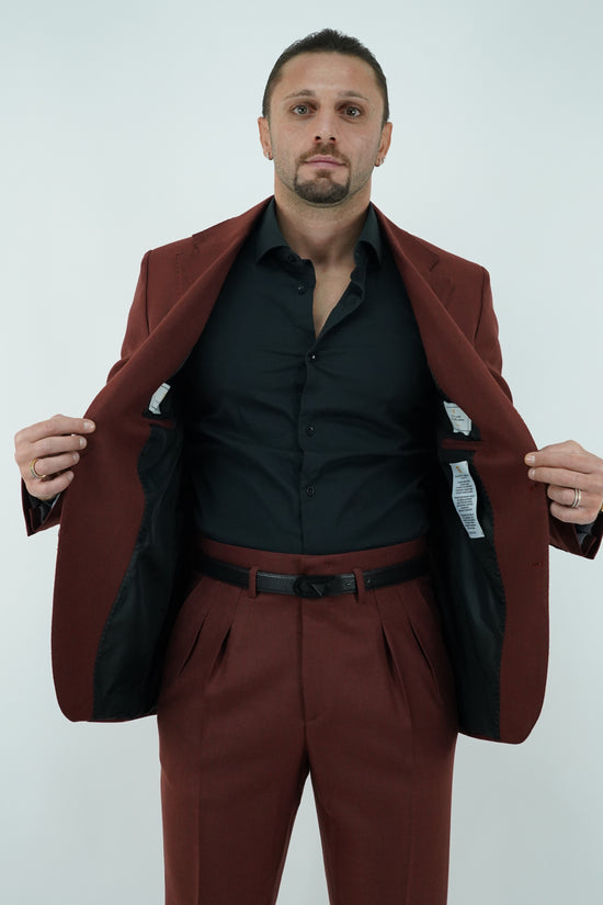 Giacca harmonious petto napoli mattone