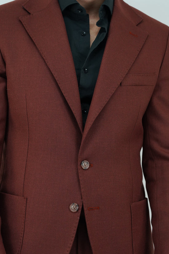 Giacca harmonious petto napoli mattone