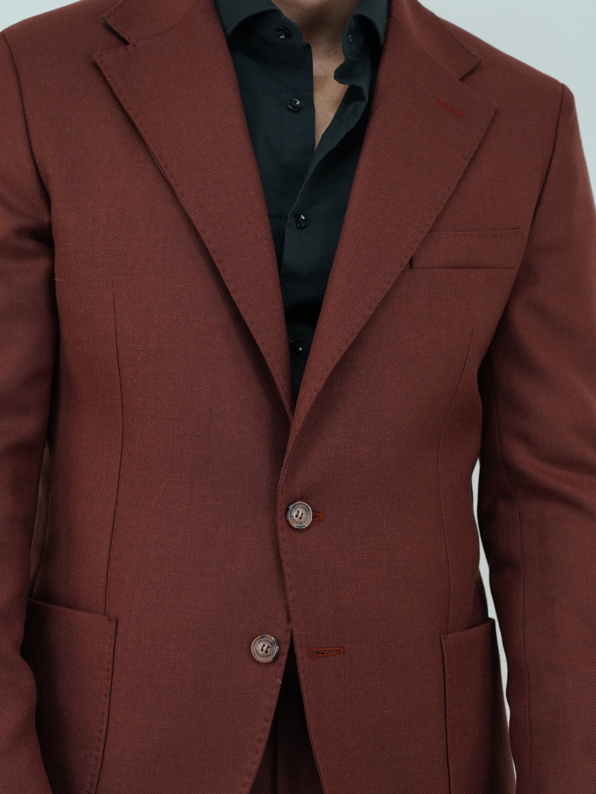 Giacca harmonious petto napoli mattone