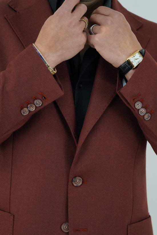 Giacca harmonious petto napoli mattone