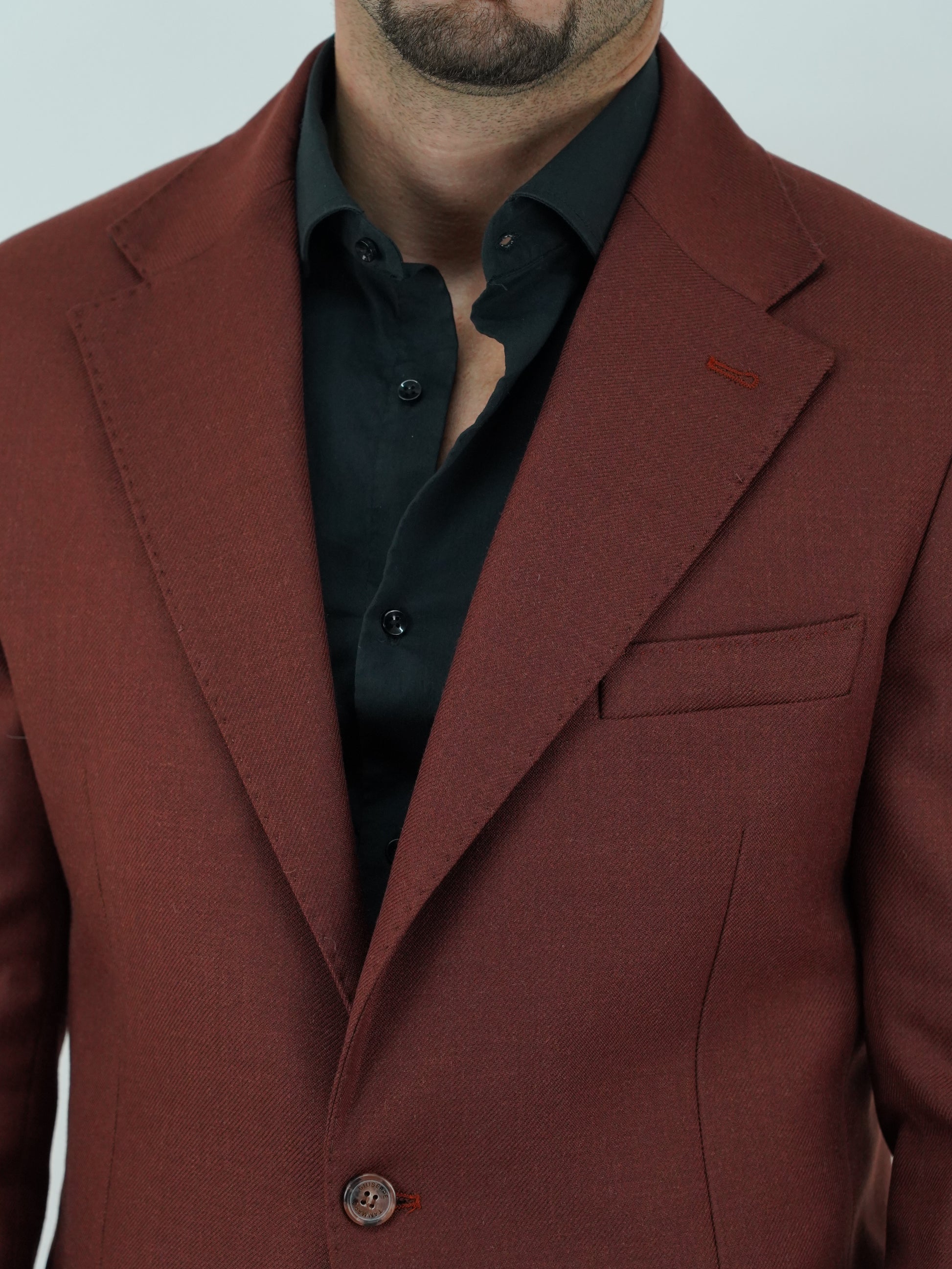 Giacca harmonious petto napoli mattone