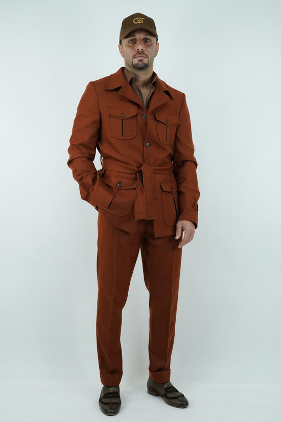 Giacca Safari coccio