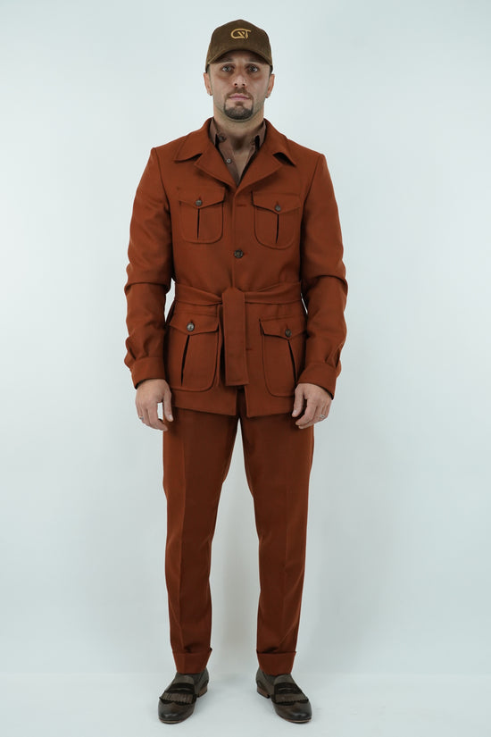 Giacca Safari coccio