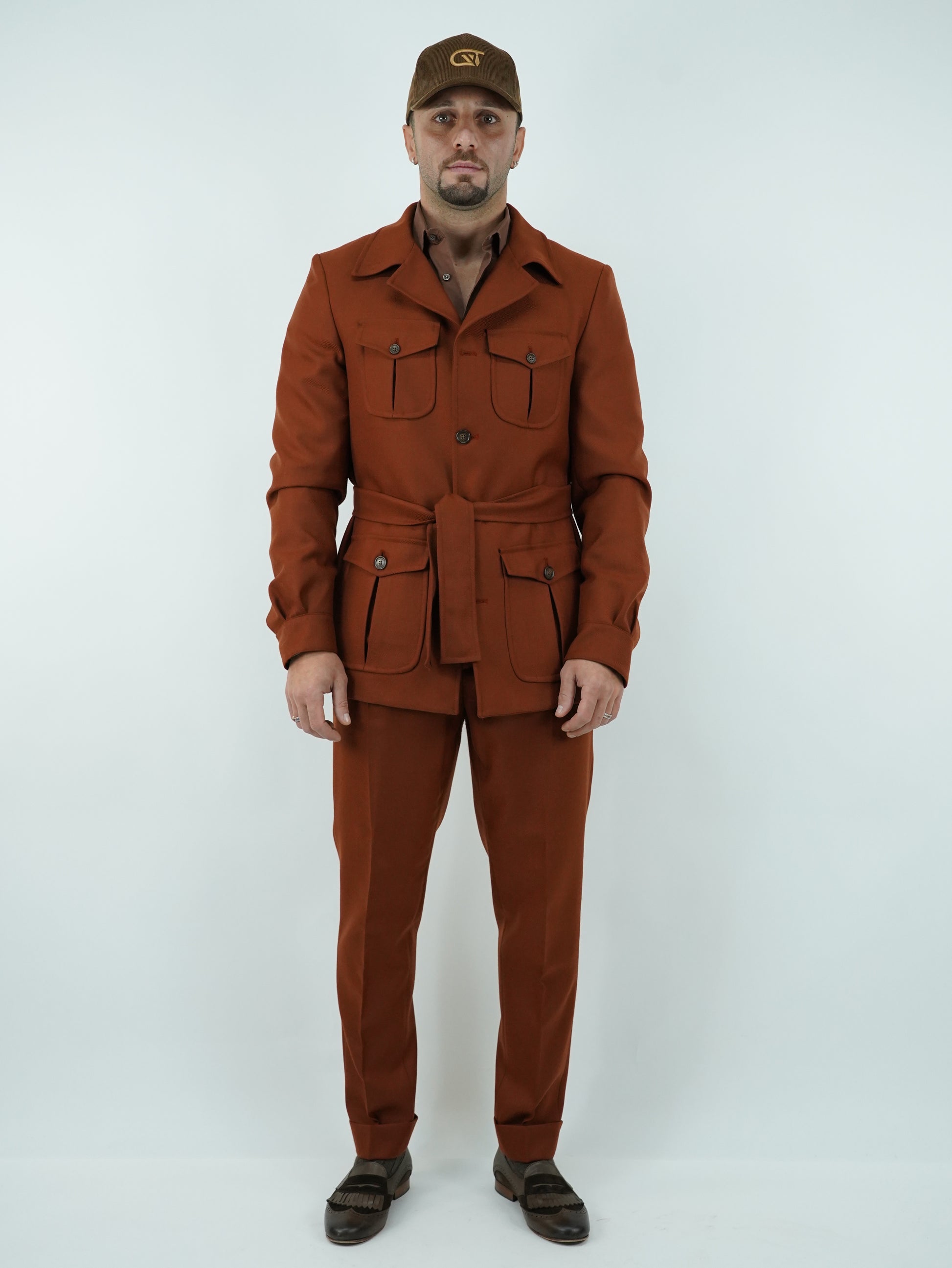 Giacca Safari coccio