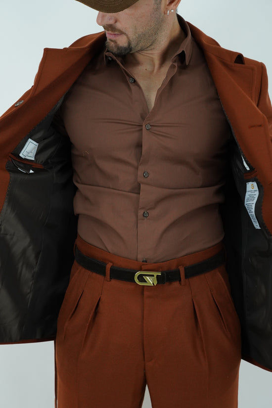 Giacca Safari coccio