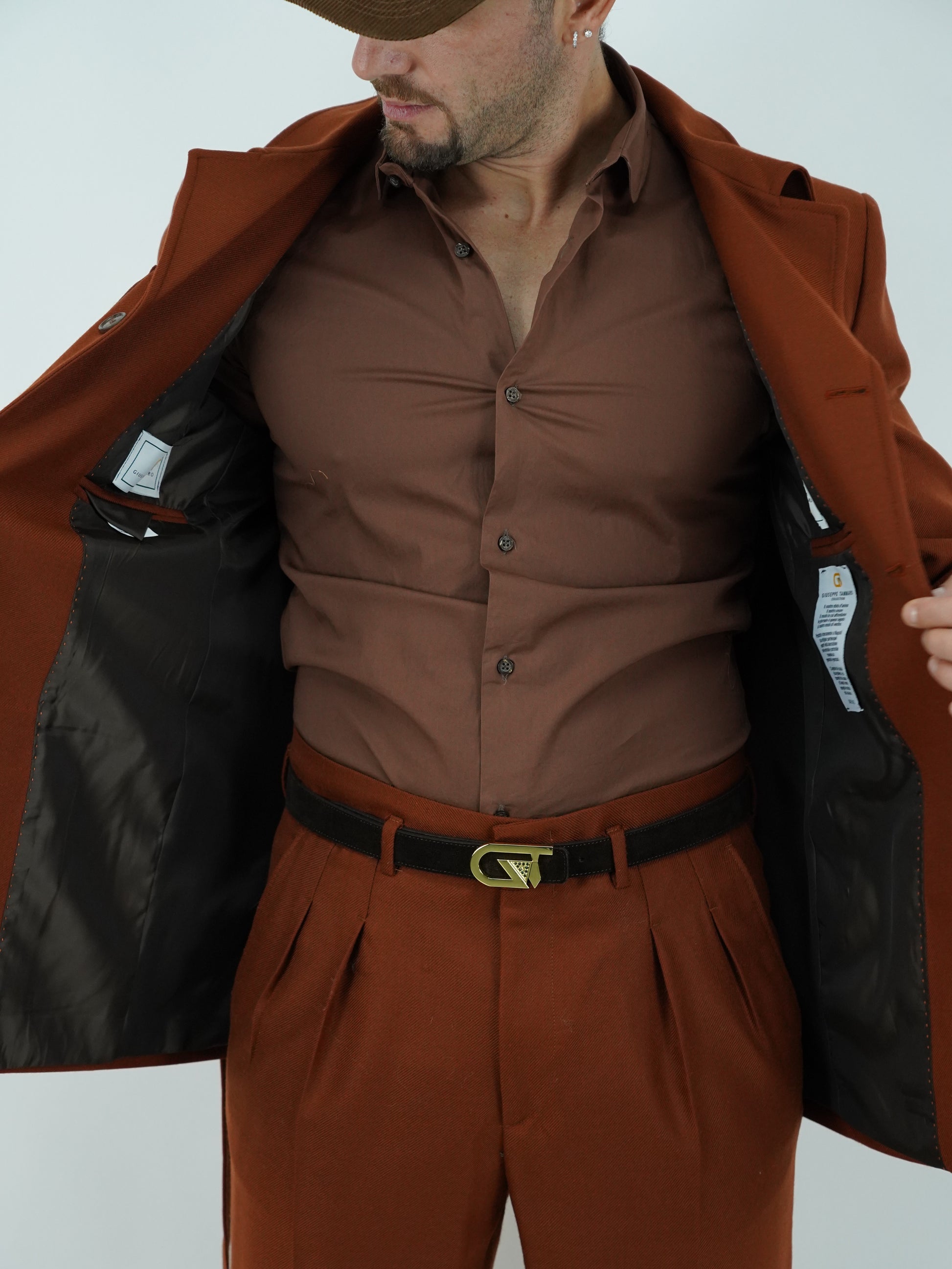 Giacca Safari coccio