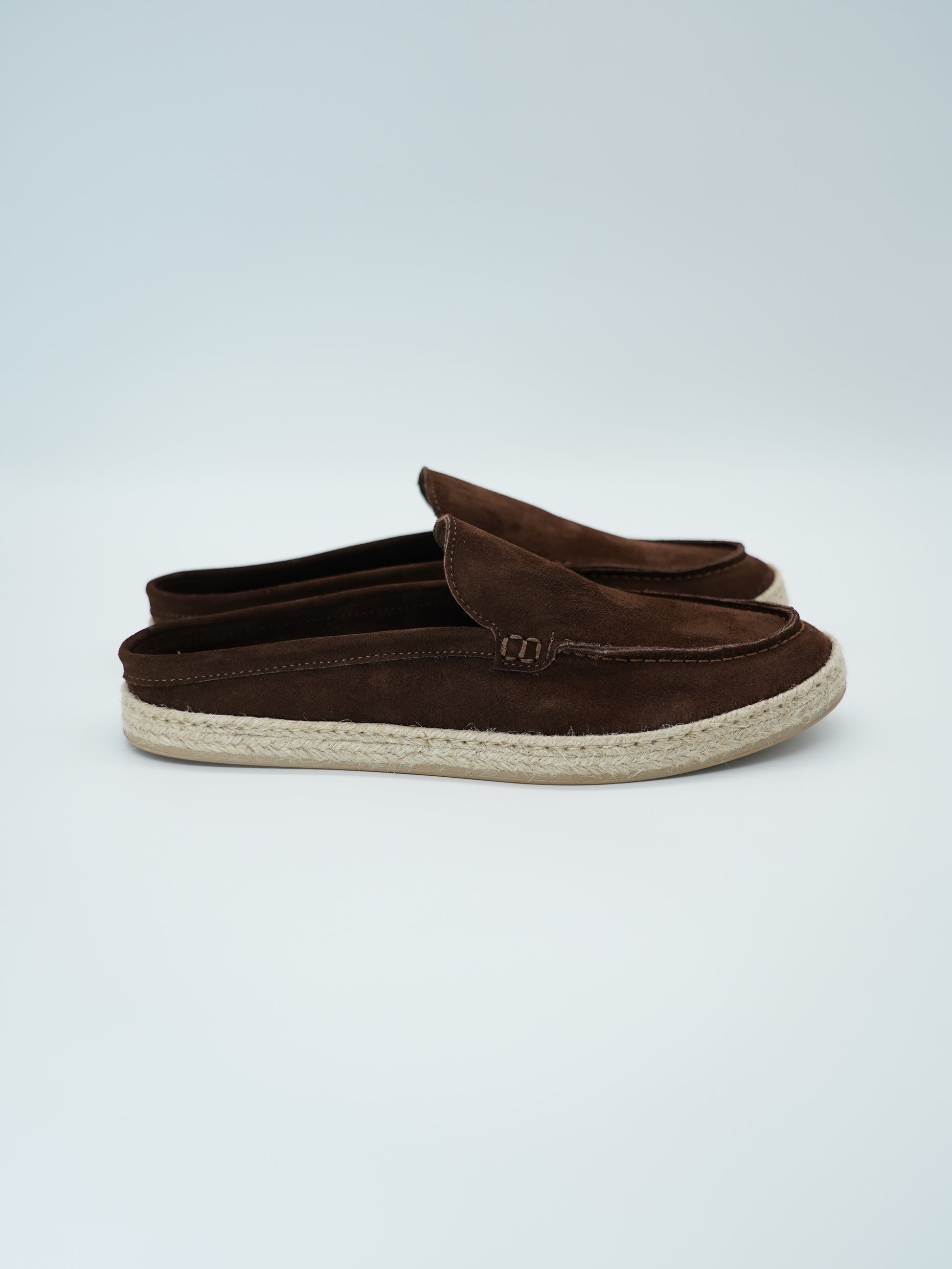 Sabot in pelle scamosciata testa di moro