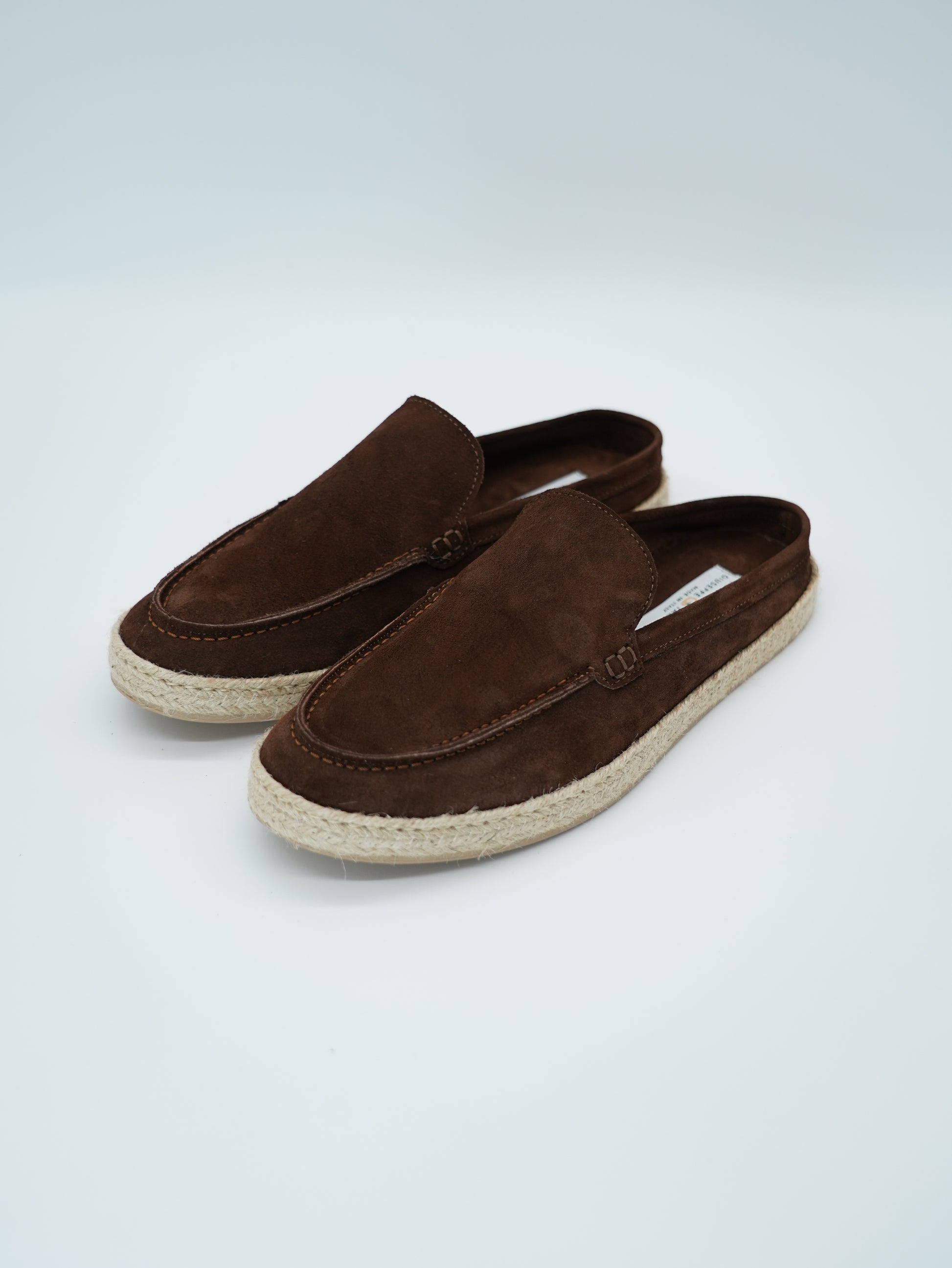 Sabot in pelle scamosciata testa di moro
