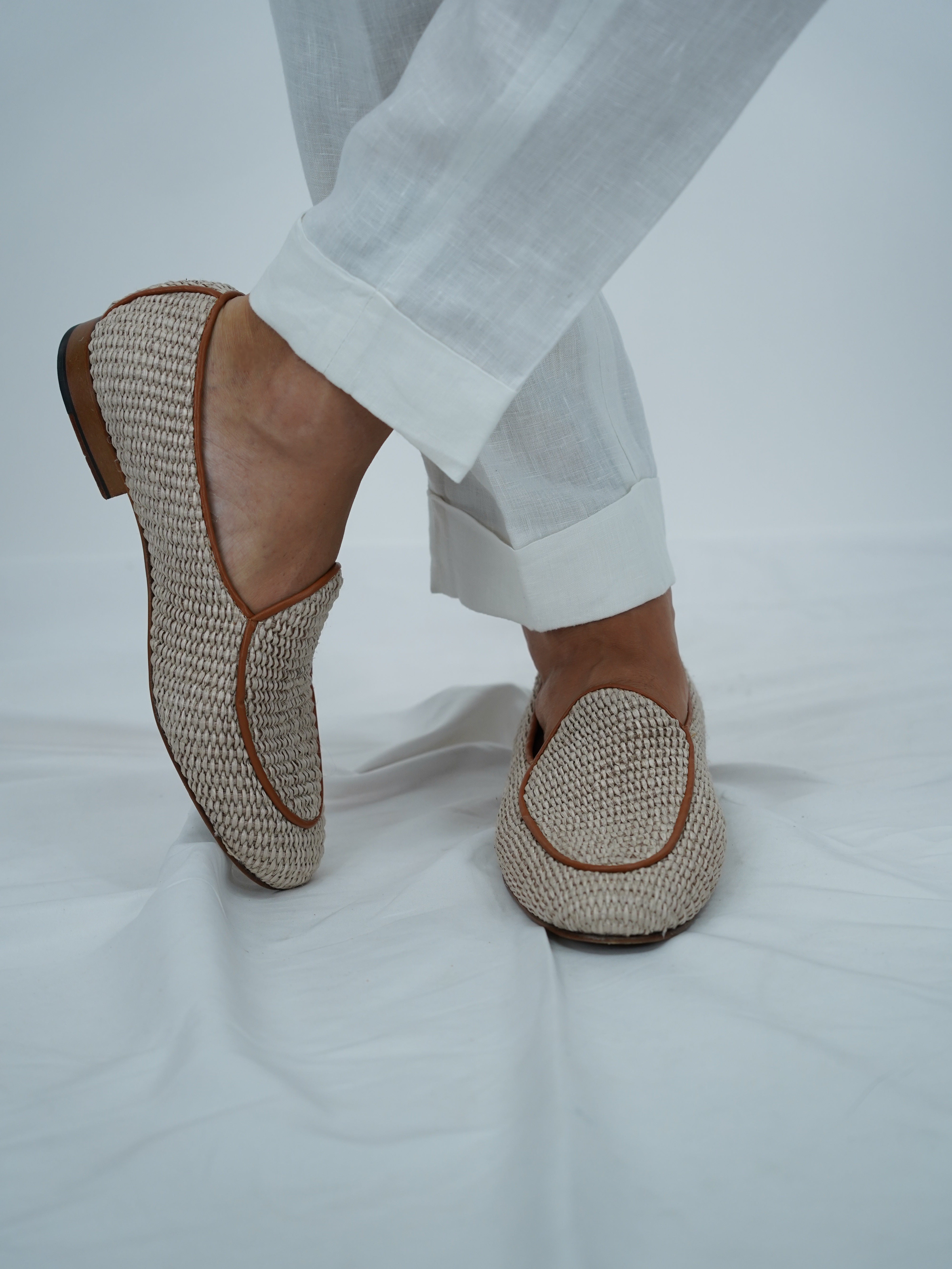 Giacca Safari in lino beige