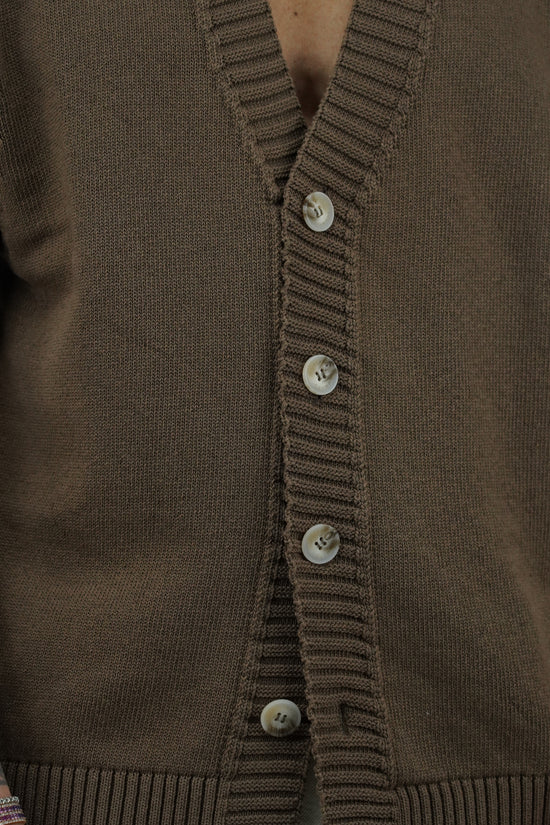 Gilet smacchinato quercia