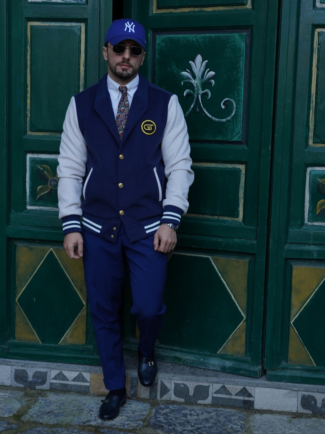 College blu e bianco
