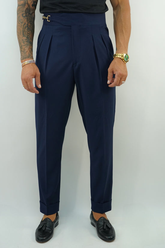 Gurkha royal blu oltremare con gancio oro