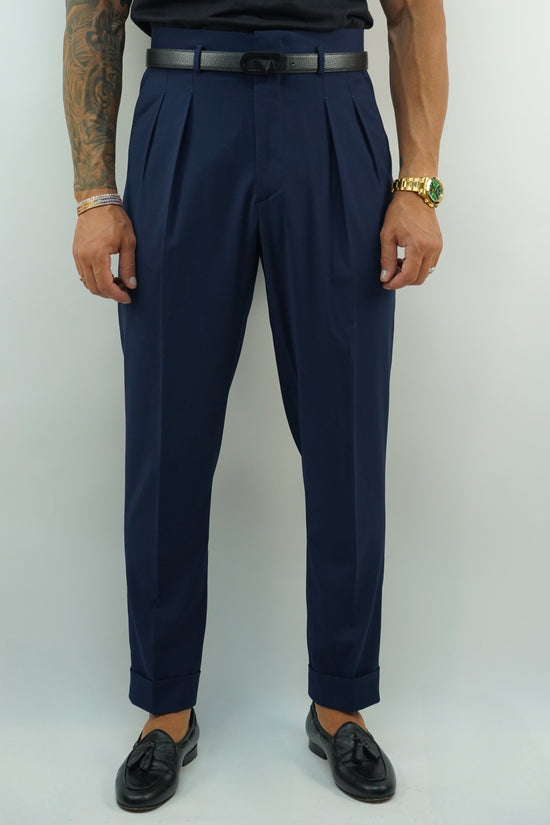 Gurkha blu oltremare con passanti